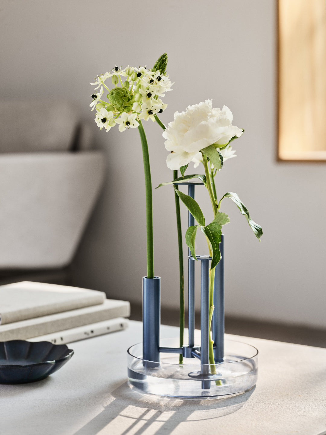 Ikeru Vase-High Dust Blue